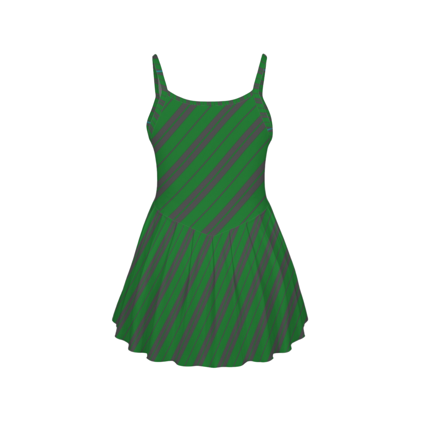 Serpent House Stripes Pleat Skirt Active Dress