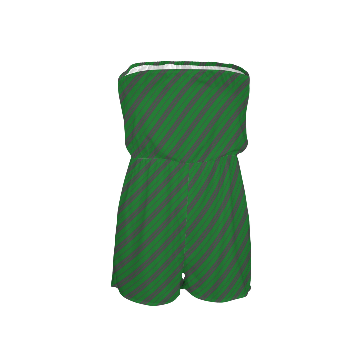 Houses Stripes Strapless Romper