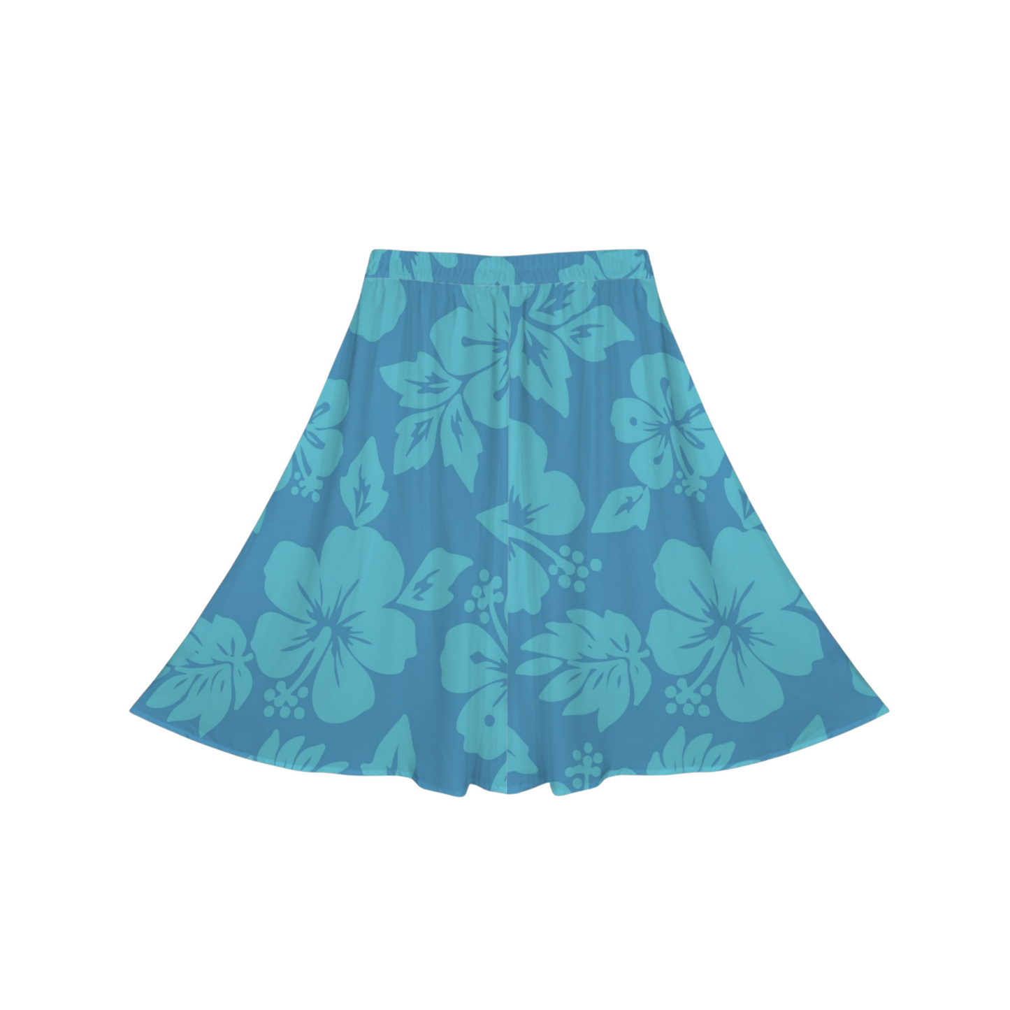 Ohana Hibiscus Midi Skirt