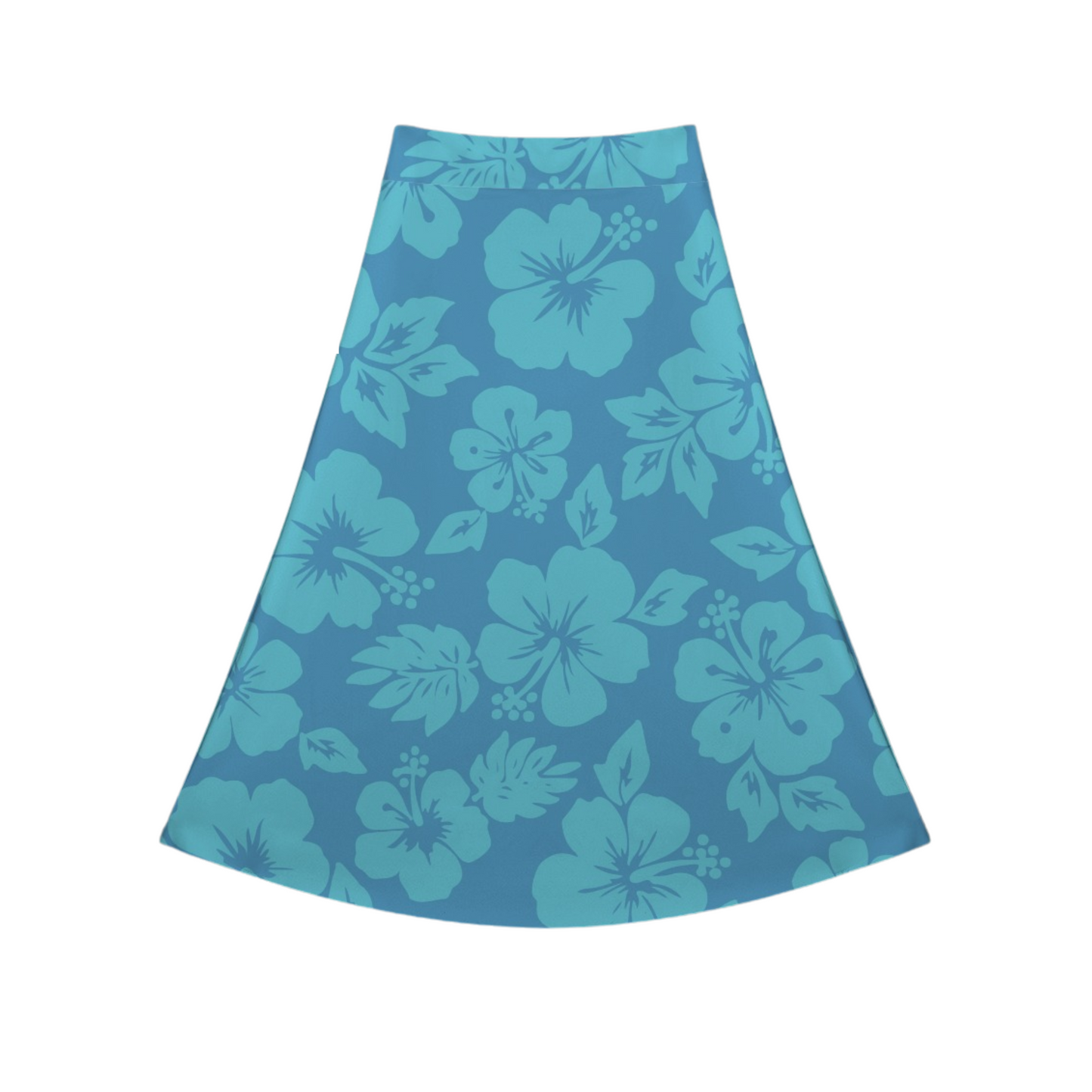 626 Hibiscus Crossover Midi Skort