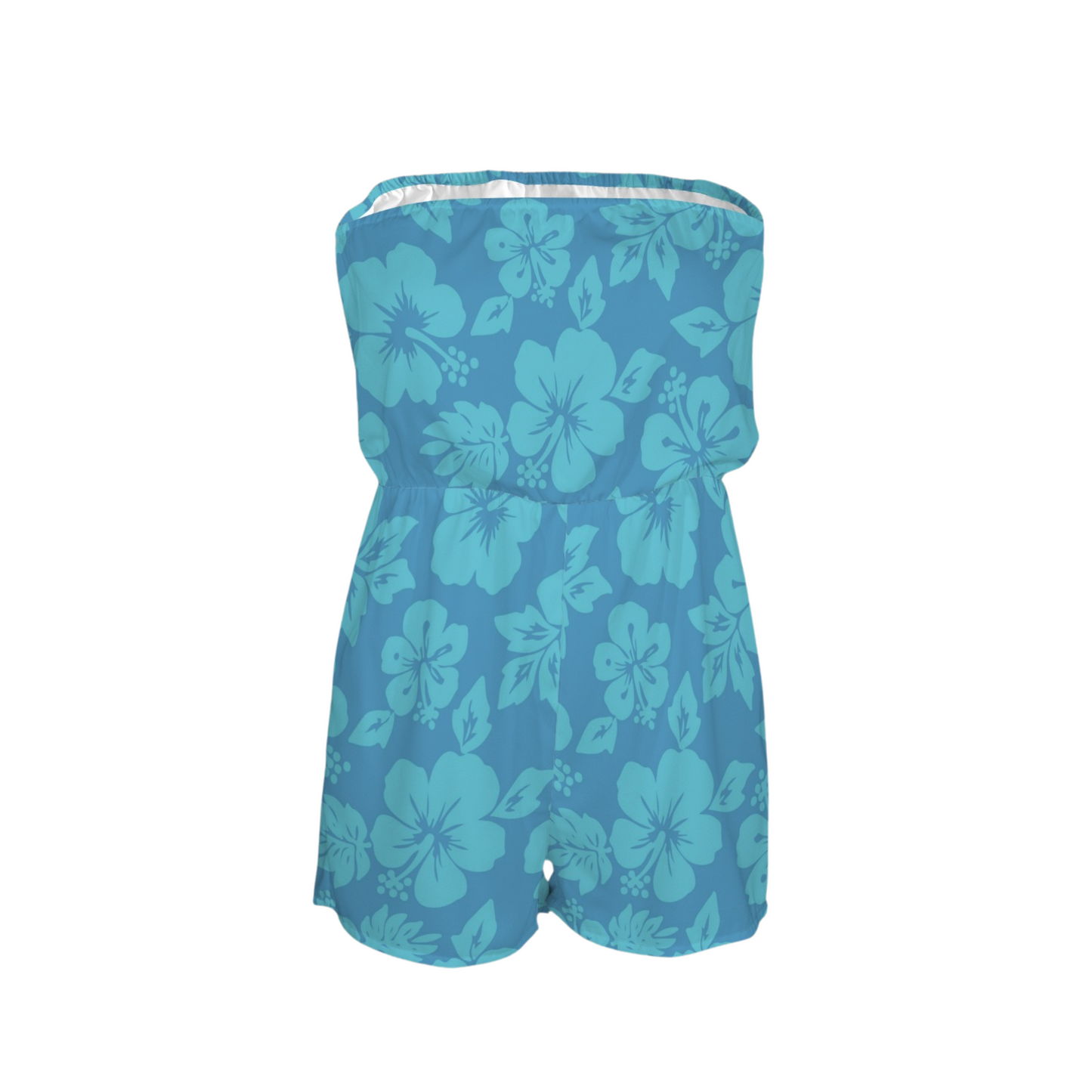 Ohana Hibiscus Strapless Romper