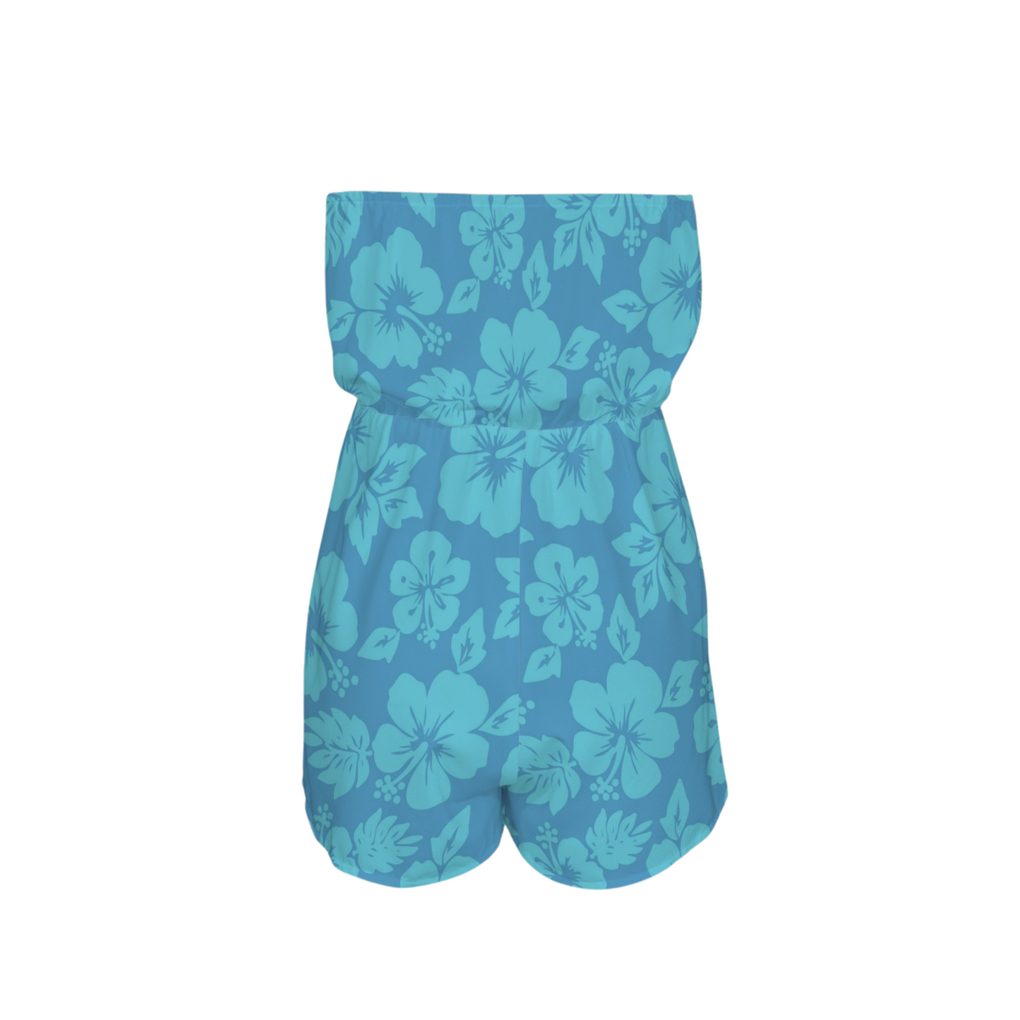 Ohana Hibiscus Strapless Romper