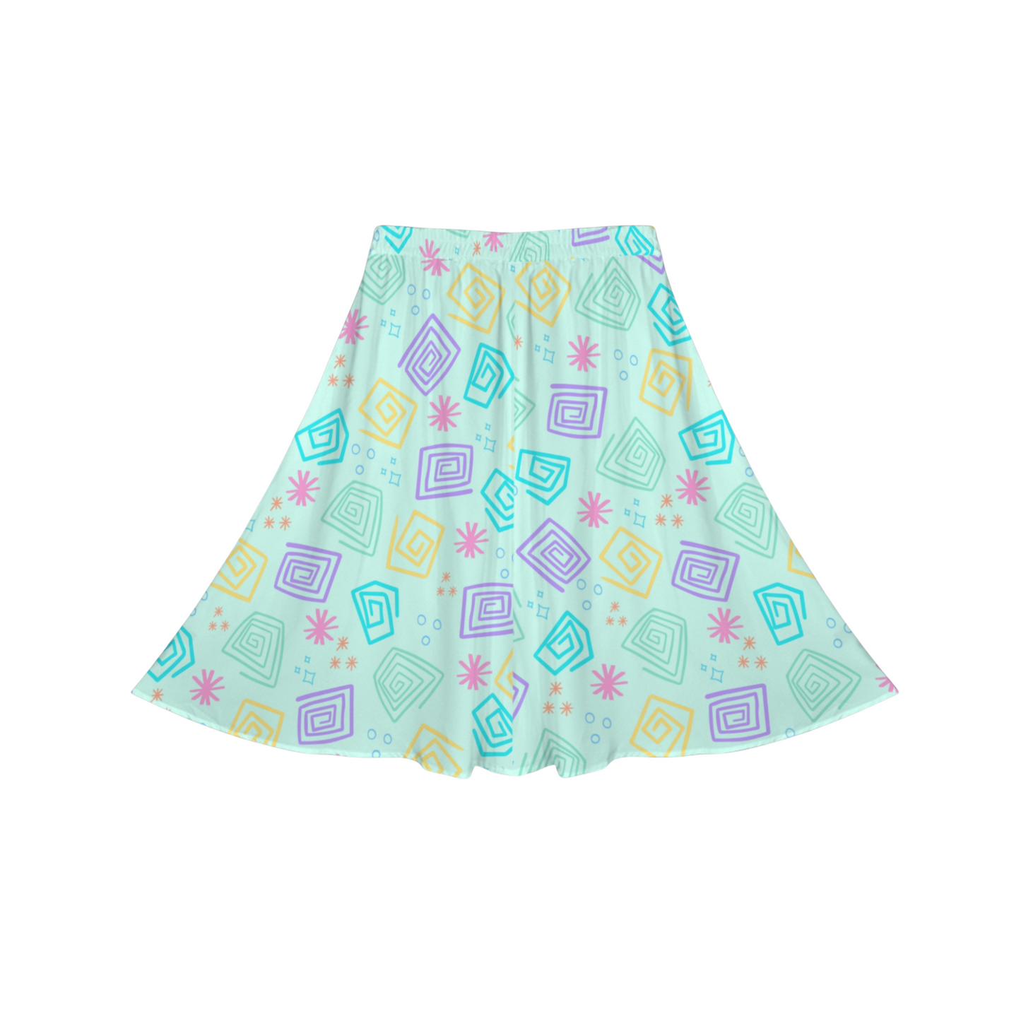 Spinning Teacup Midi Skirt