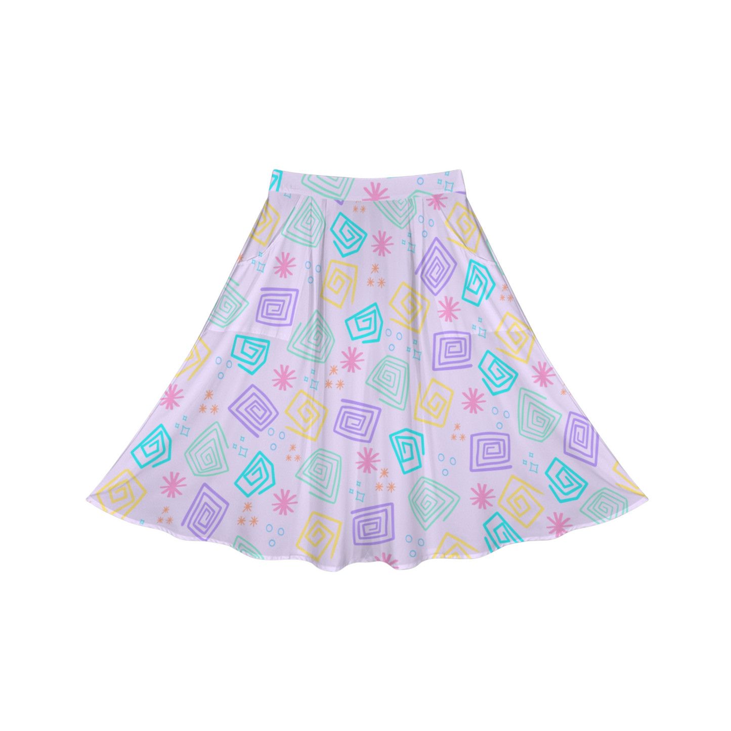 Spinning Teacup Midi Skirt