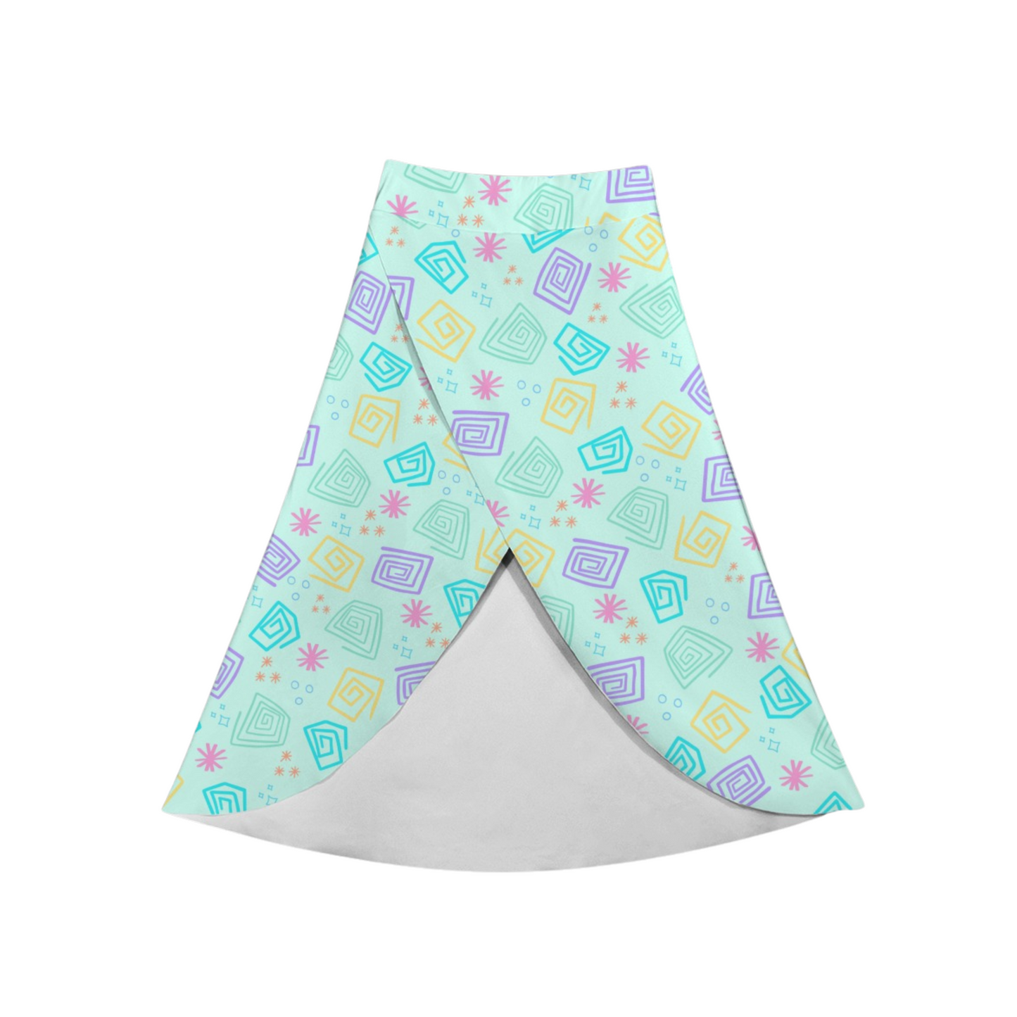 Spinning Cups Crossover Midi Skort