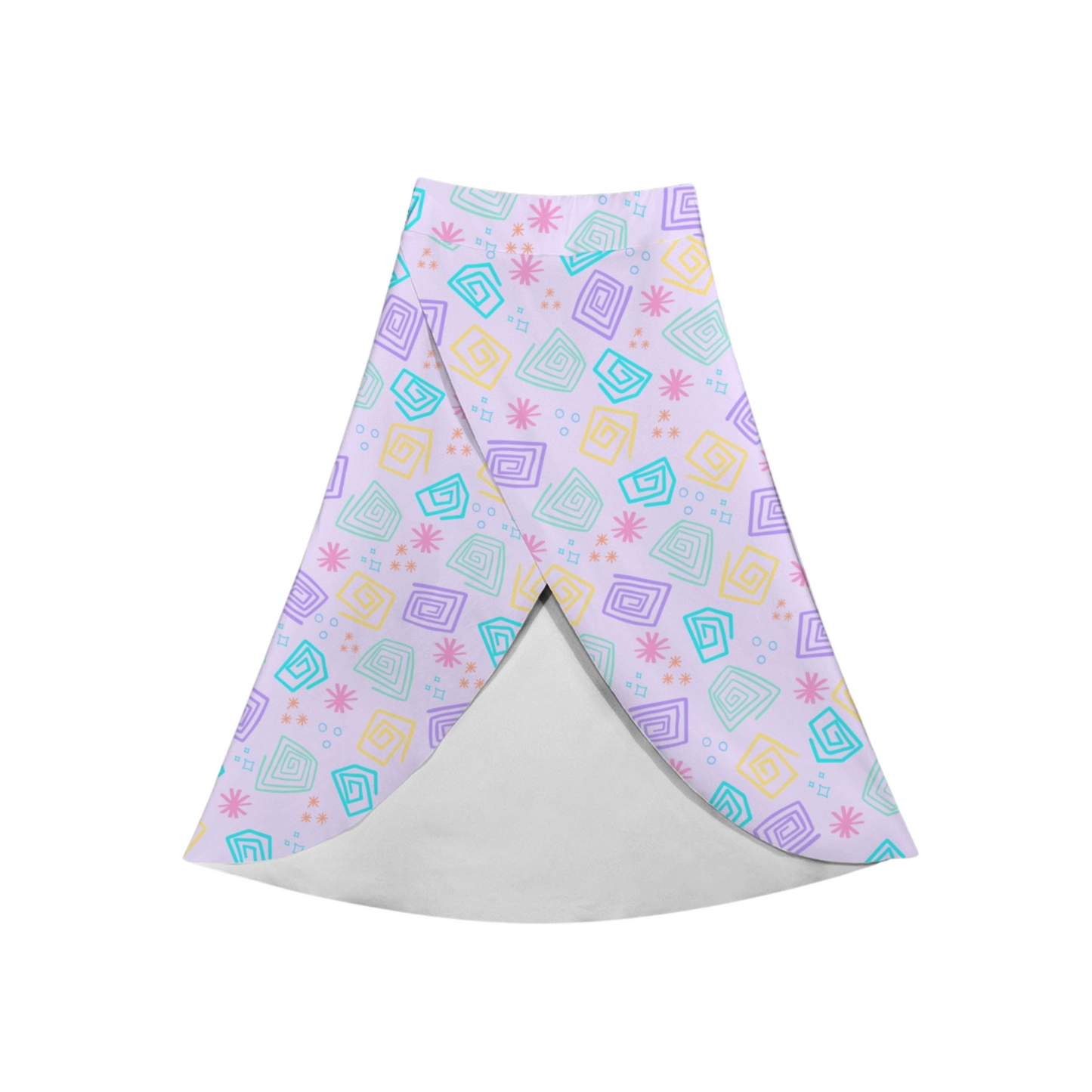 Spinning Cups Crossover Midi Skort