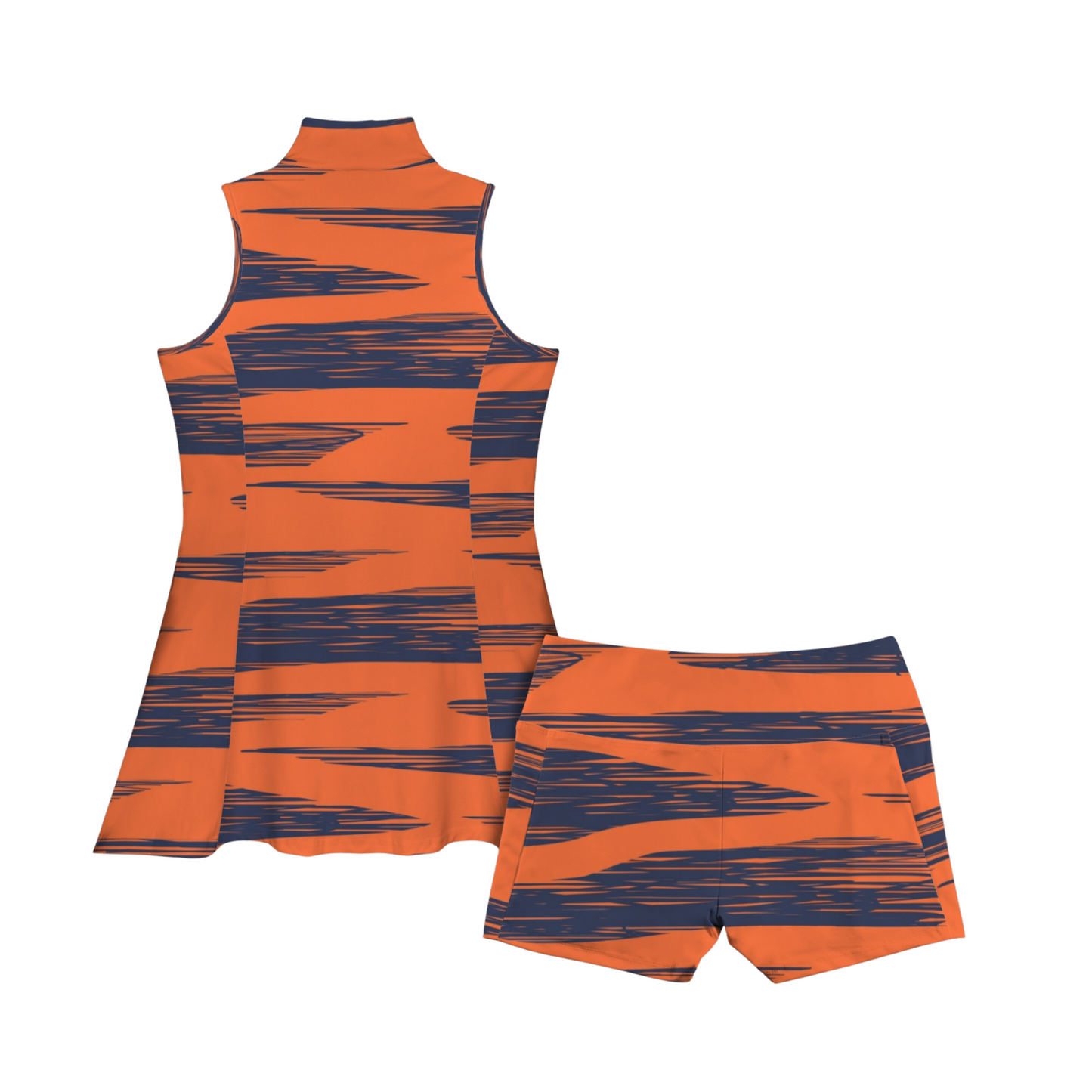 Bouncin' Tiger Collared Active Dress