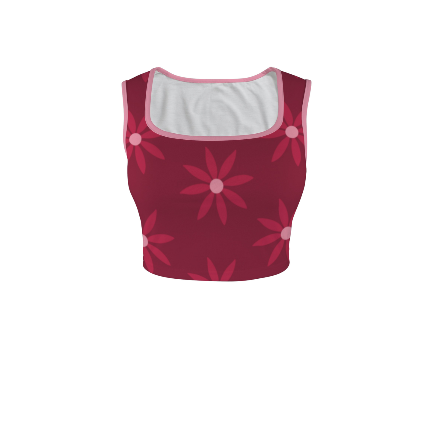 Tight Rope Walker Square Neck Crop Top
