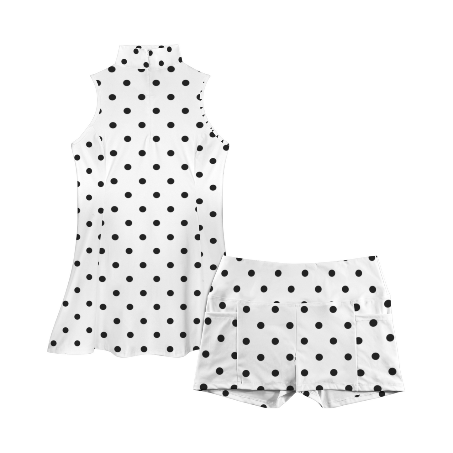 Minnie Dots Collared Active Dress