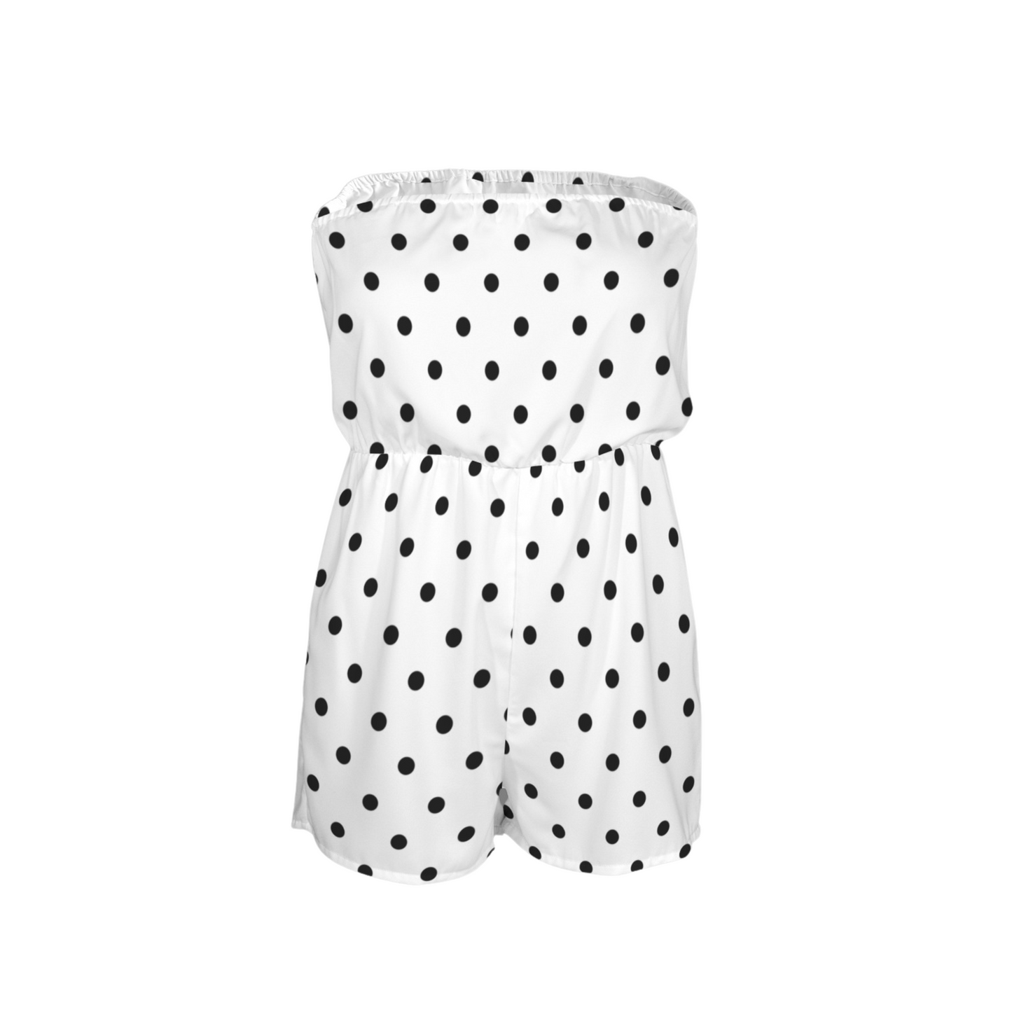 Minnie Dots Strapless Romper