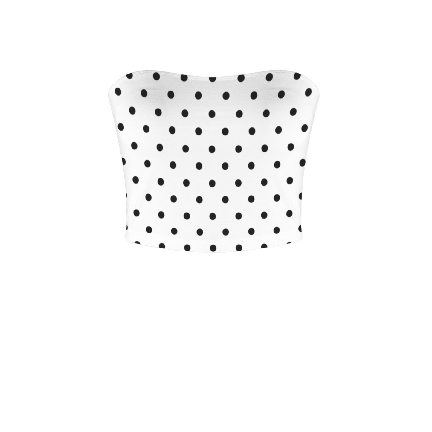 Minnie Dots Crop Tube Top