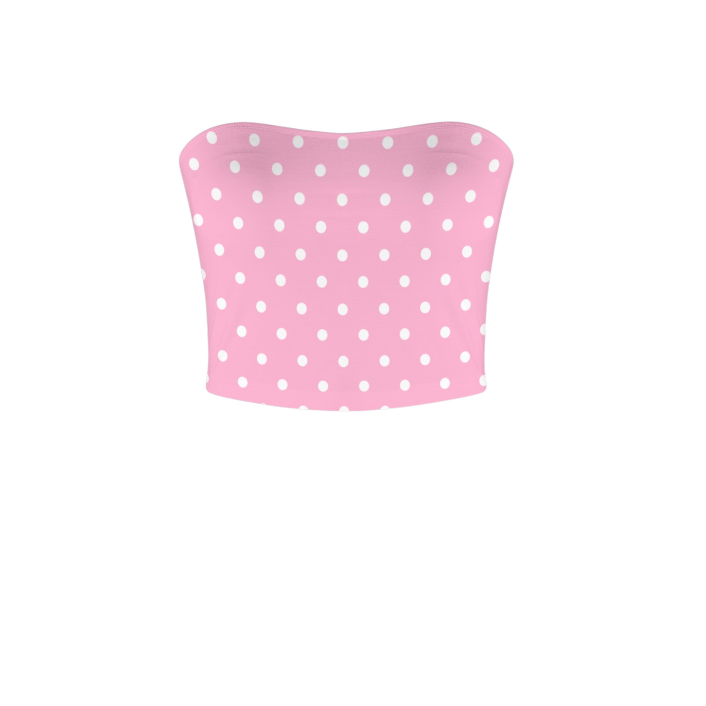 Minnie Dots Crop Tube Top