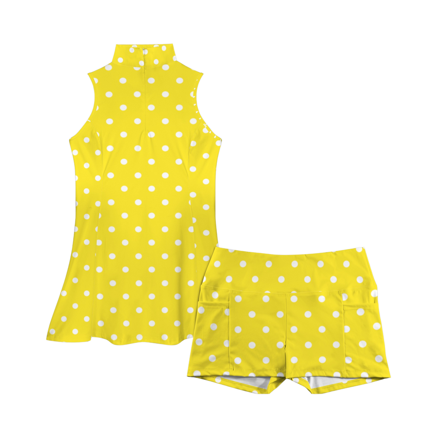 Minnie Dots Collared Active Dress