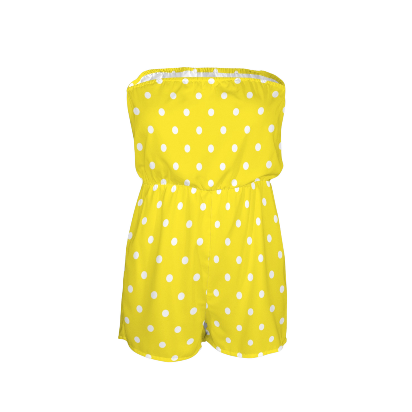 Minnie Dots Strapless Romper