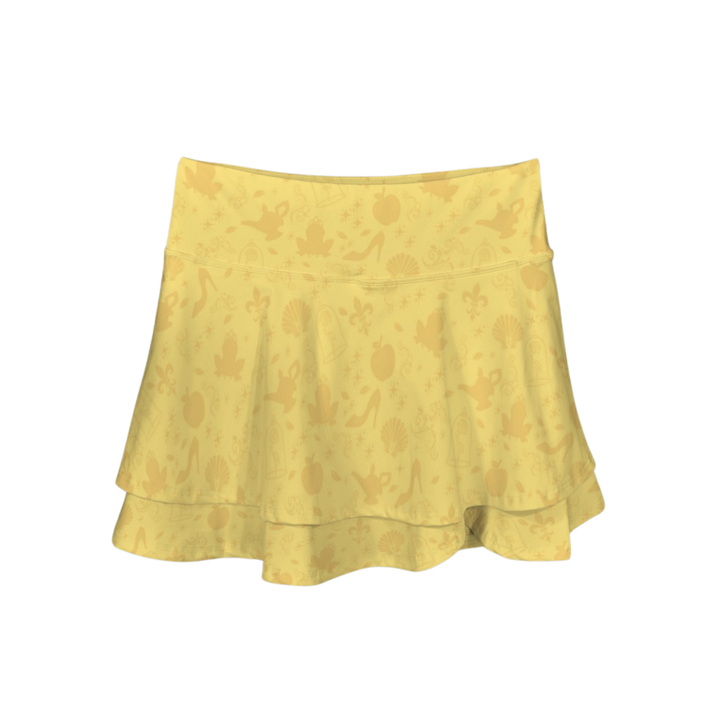 Princess Icons Ruffle Active Skort