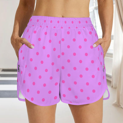 minniepurplepink. running shorts