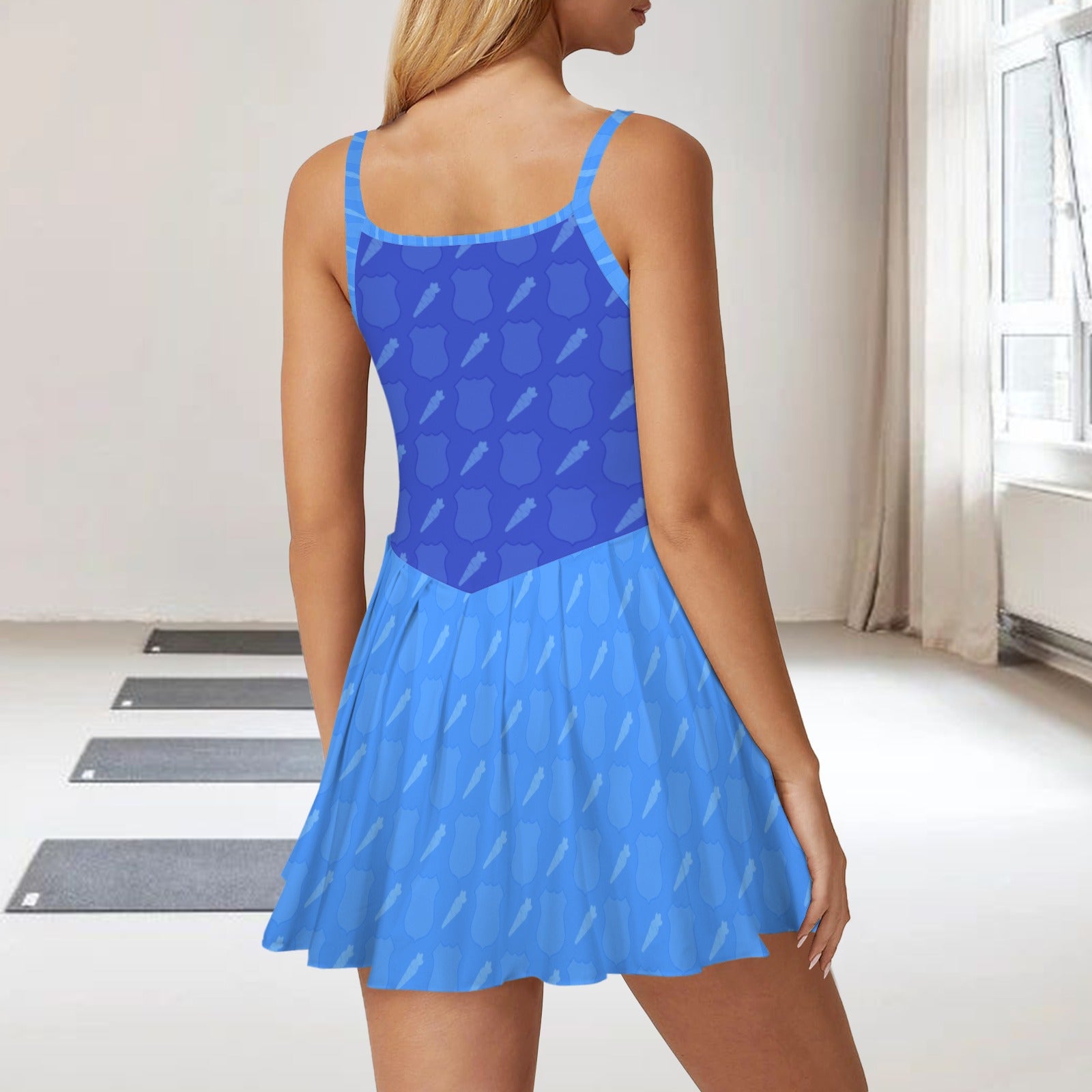 judylightblue skirt. pleat active dress