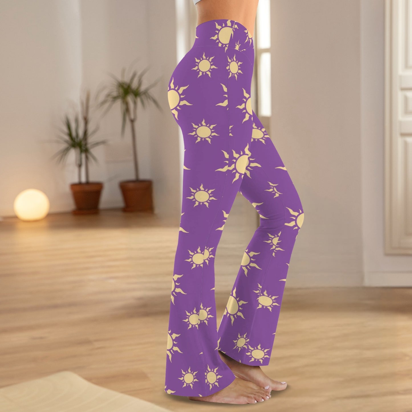 rap.purpsun. flare legging