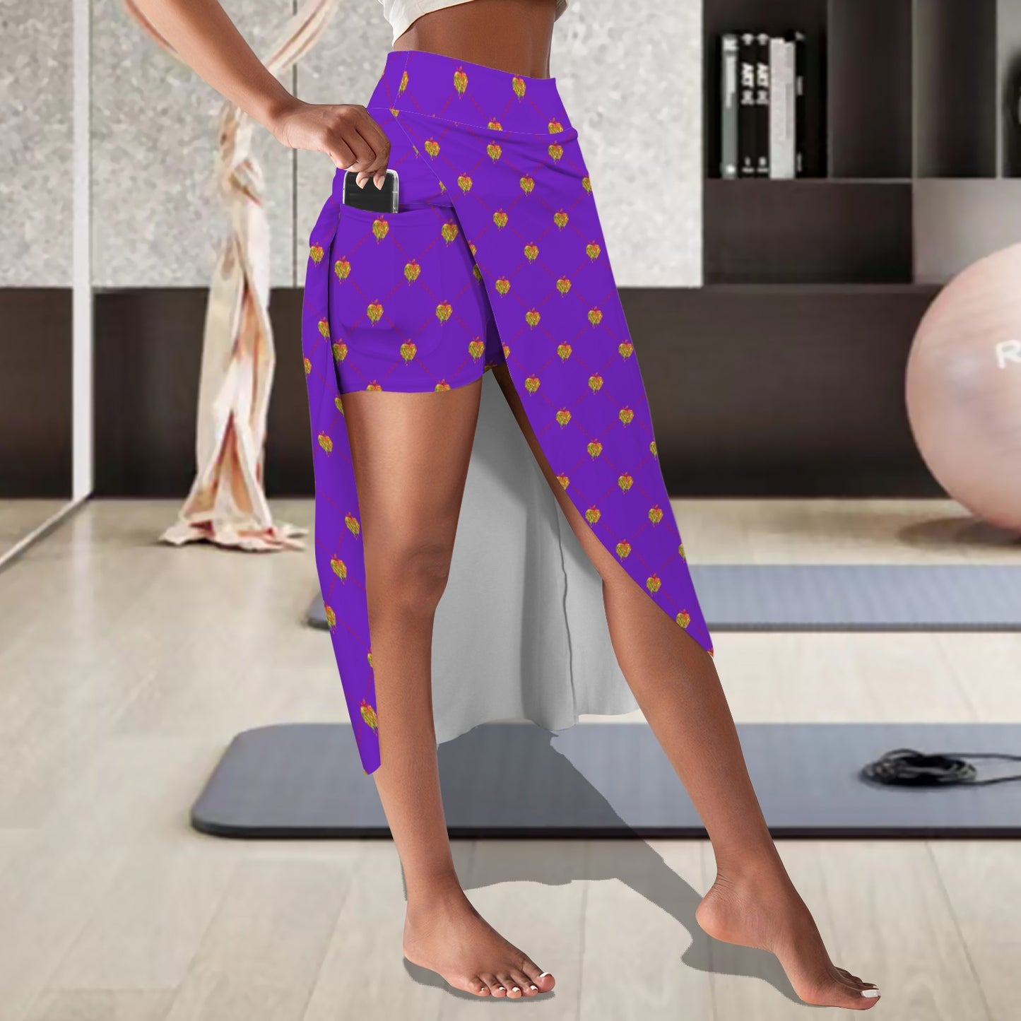 evilq. midi skort