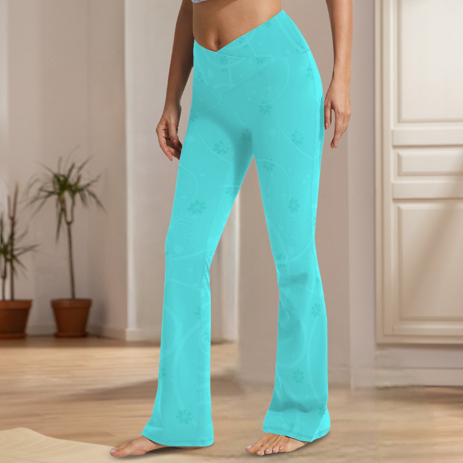 elsa.swirls. flare legging