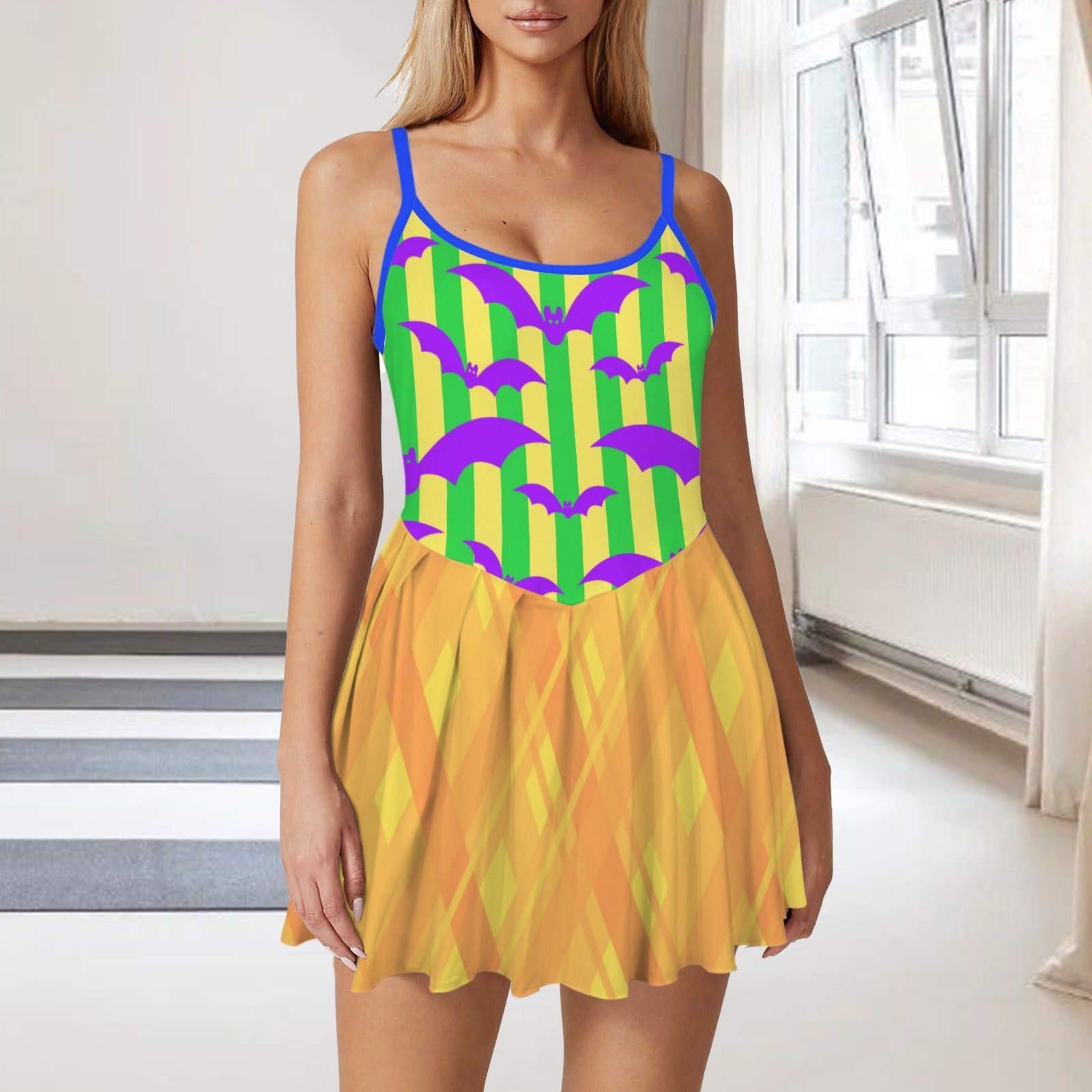 casthalloween. pleat active dress
