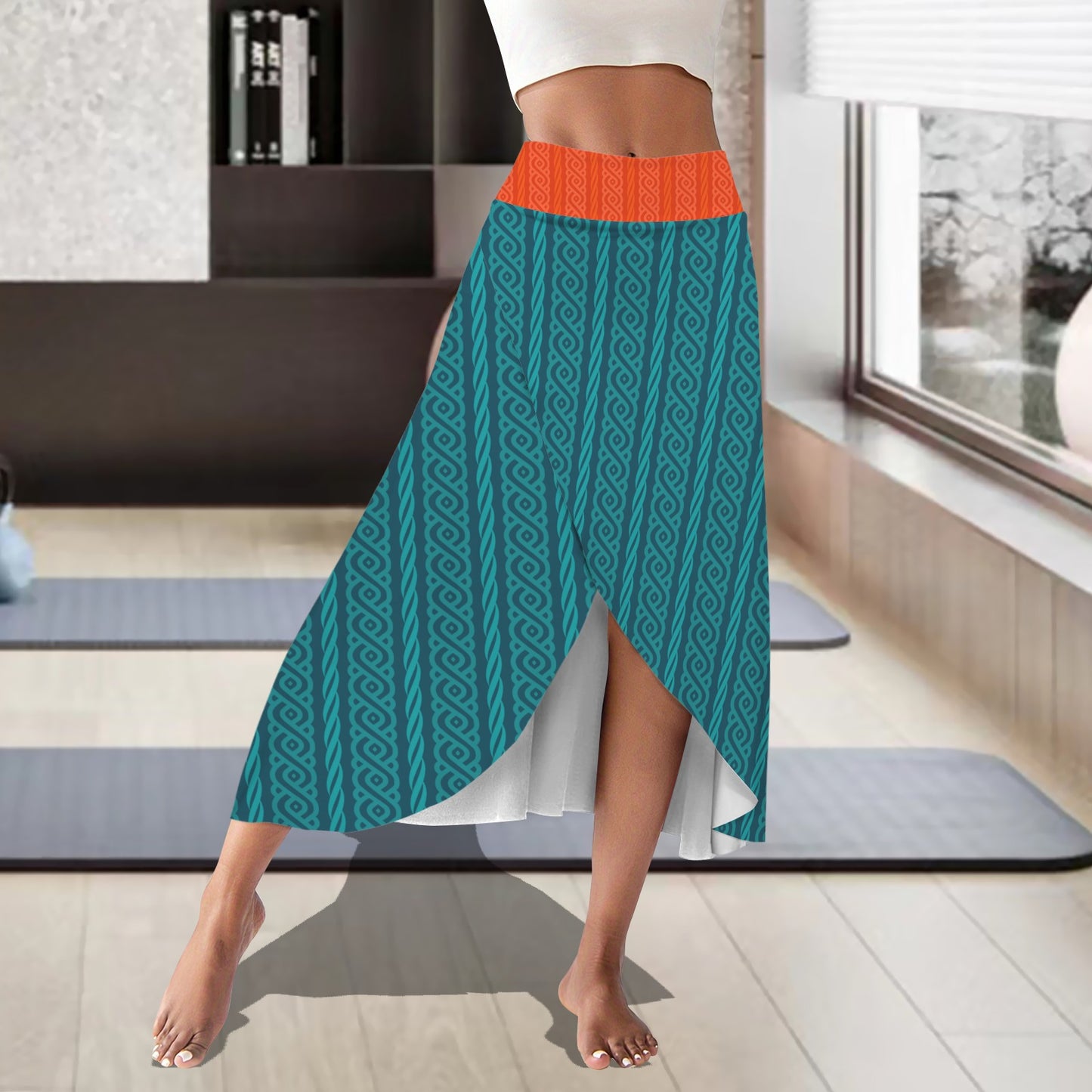 meridaorange. midi skort