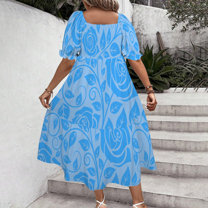 bellebluenew. smocked midi