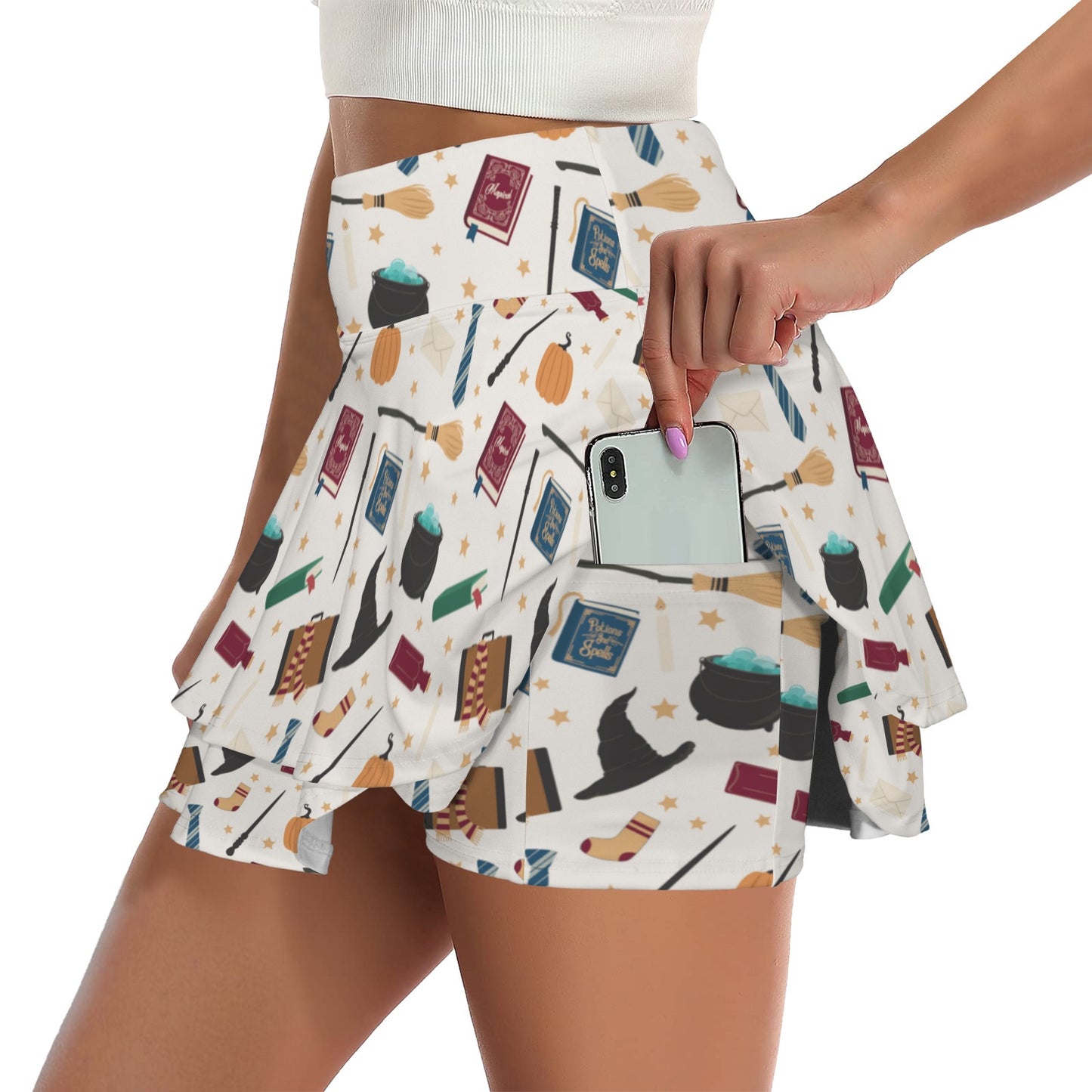 wizardschool. ruffle skort