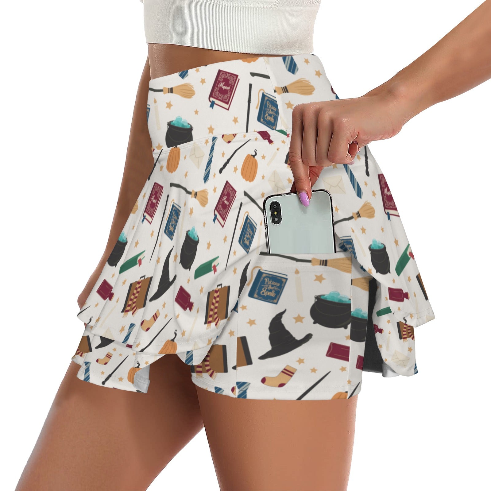 wizardschool. ruffle skort