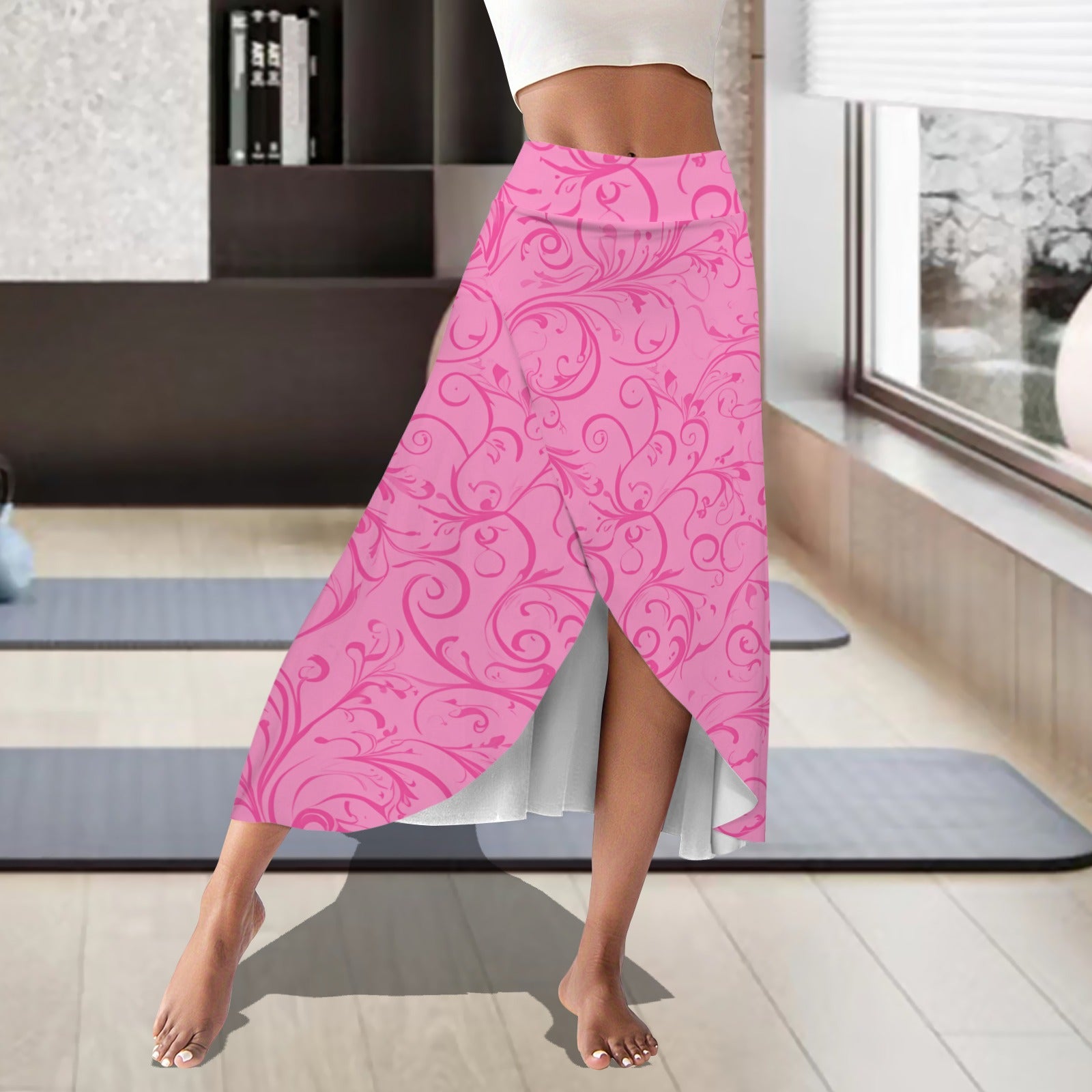 auroraswirl2. midi skort