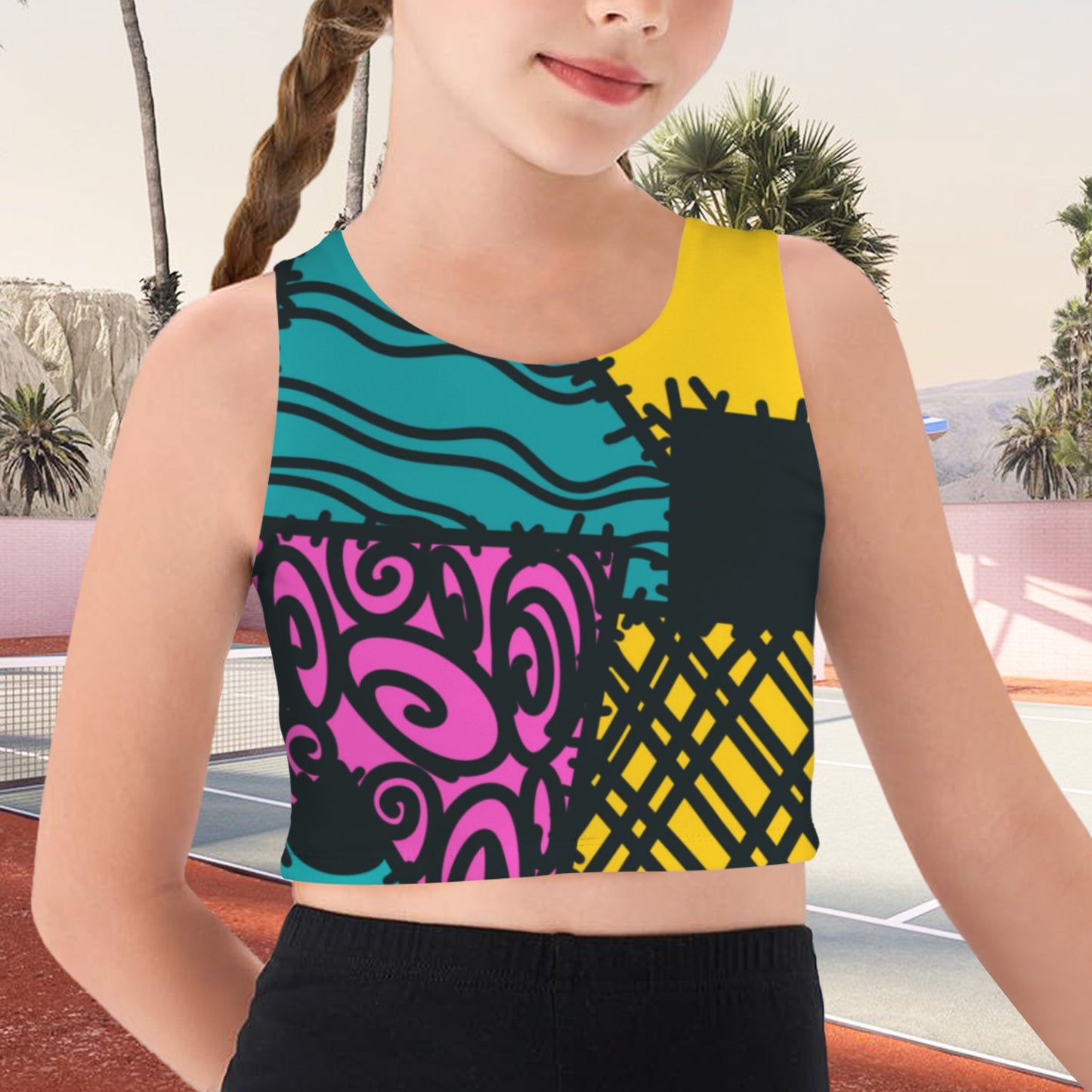 sally. girls sports crop
