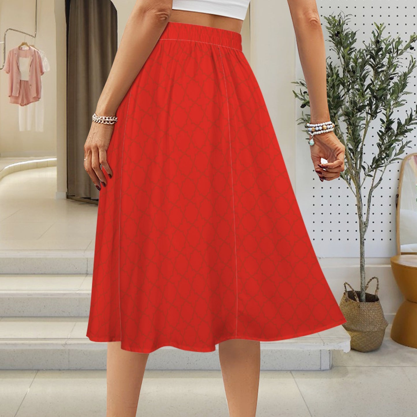 jasminered. midi skirt