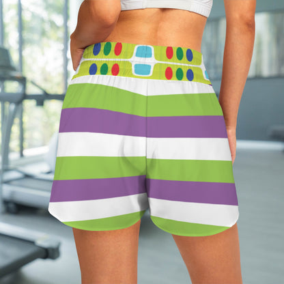 buzztop. double layer running shorts