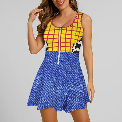 woodytop. racerback active dress