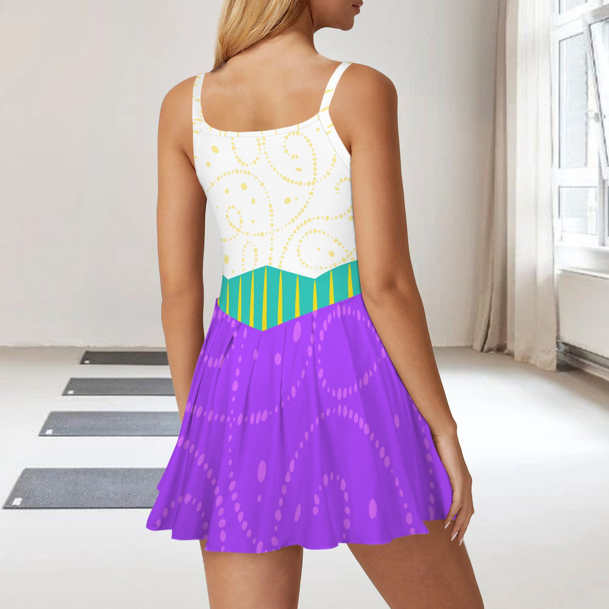 esmeralda. pleat active dress