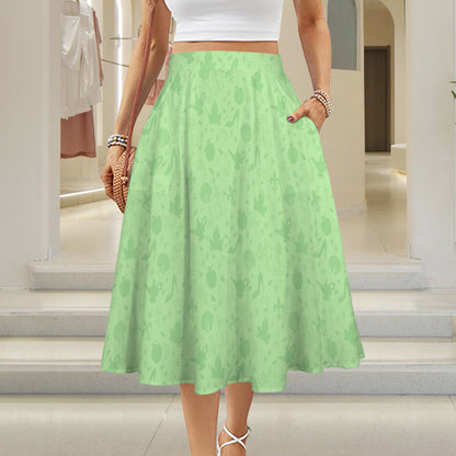 iconsgreen. midi skirt