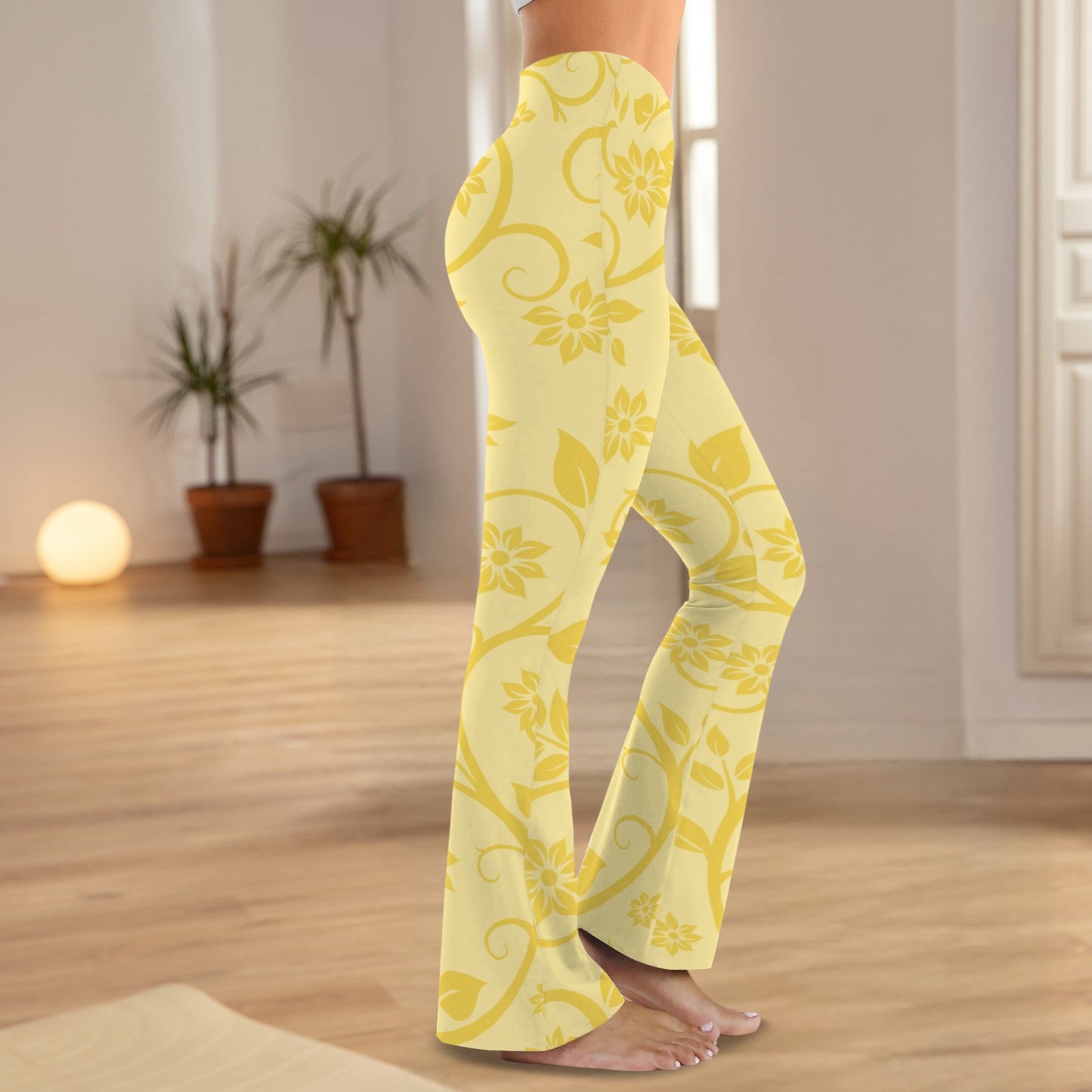 snowyellow. yoga flare