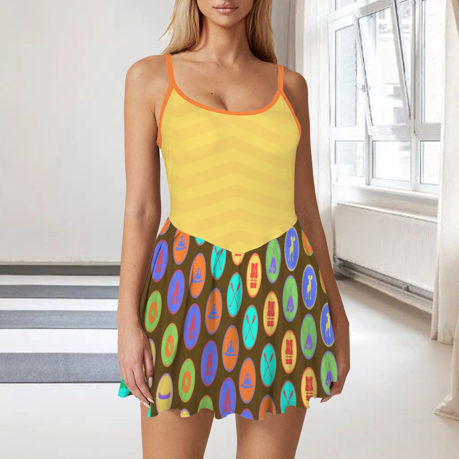 rusyellowstripes. pleat active