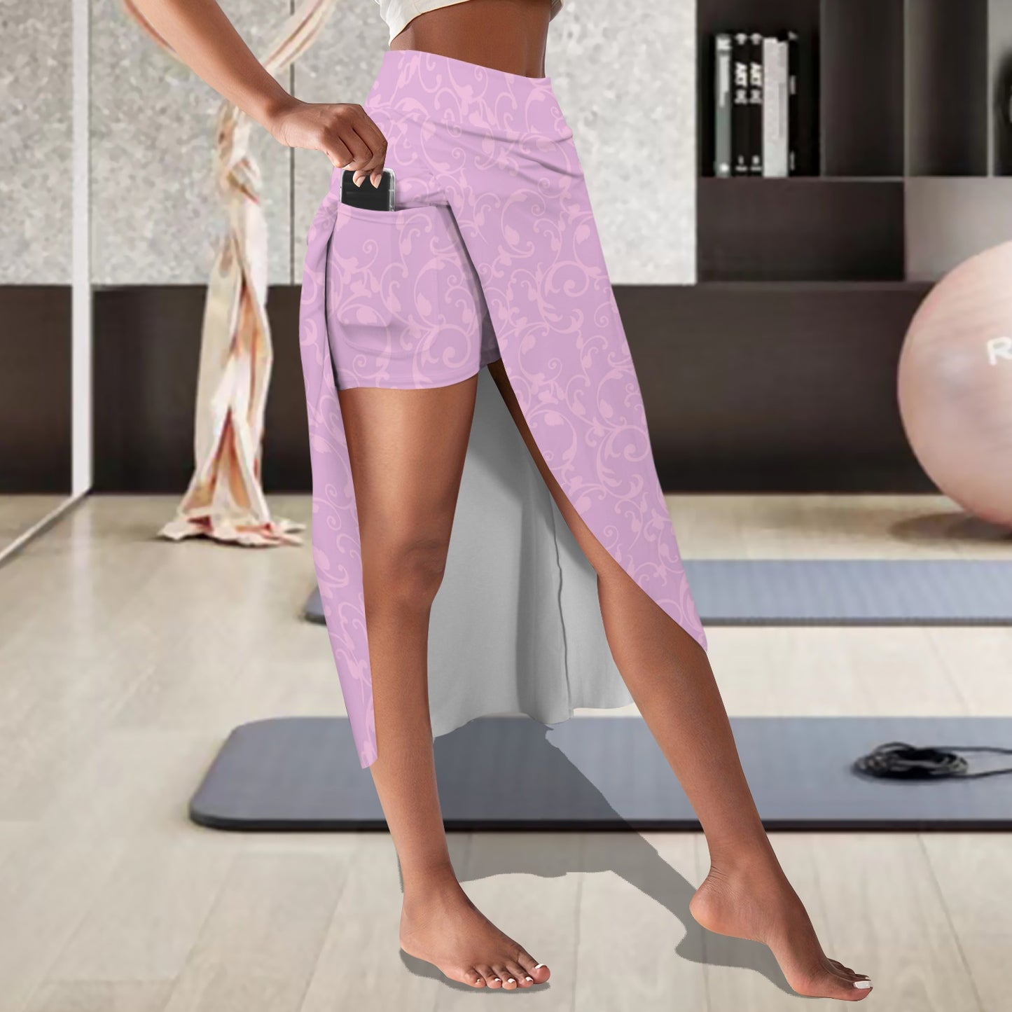 rapunzelswirl. midi skort