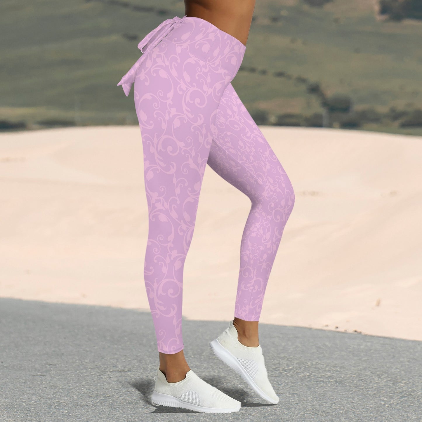 rapunzel. bow leggings