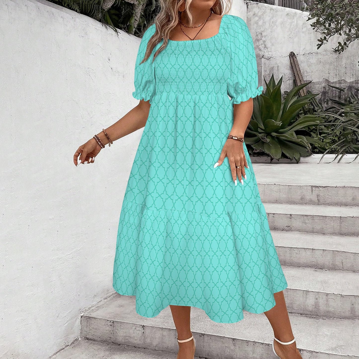 jasmine. smock midi