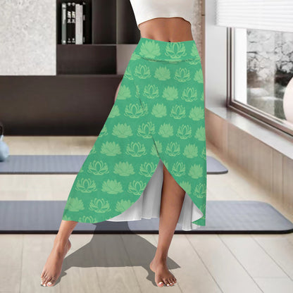 tianalotusgreen. midi skort