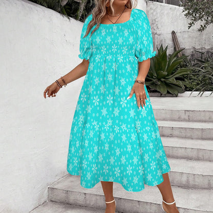 elsasnowflakes. smock midi