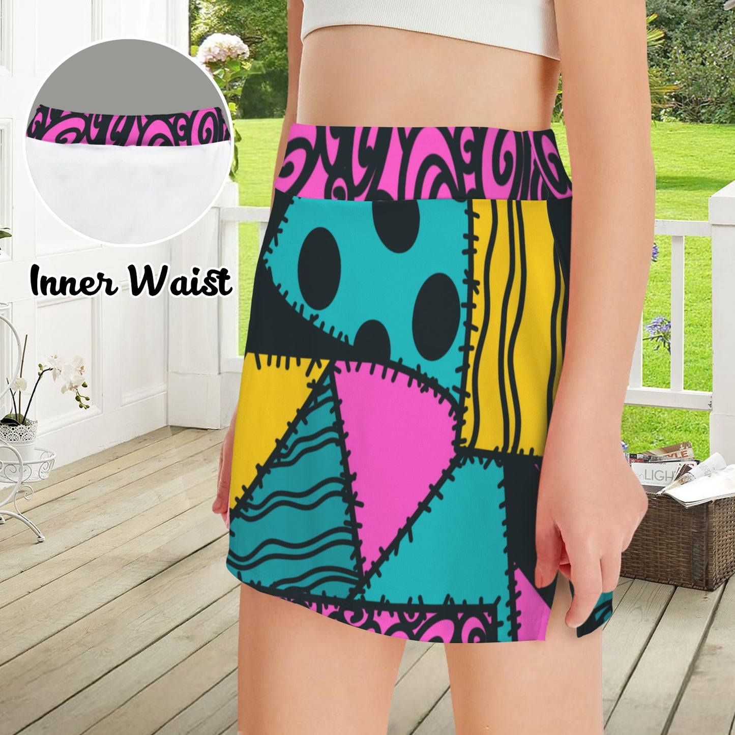 sally. girls athletic skirt