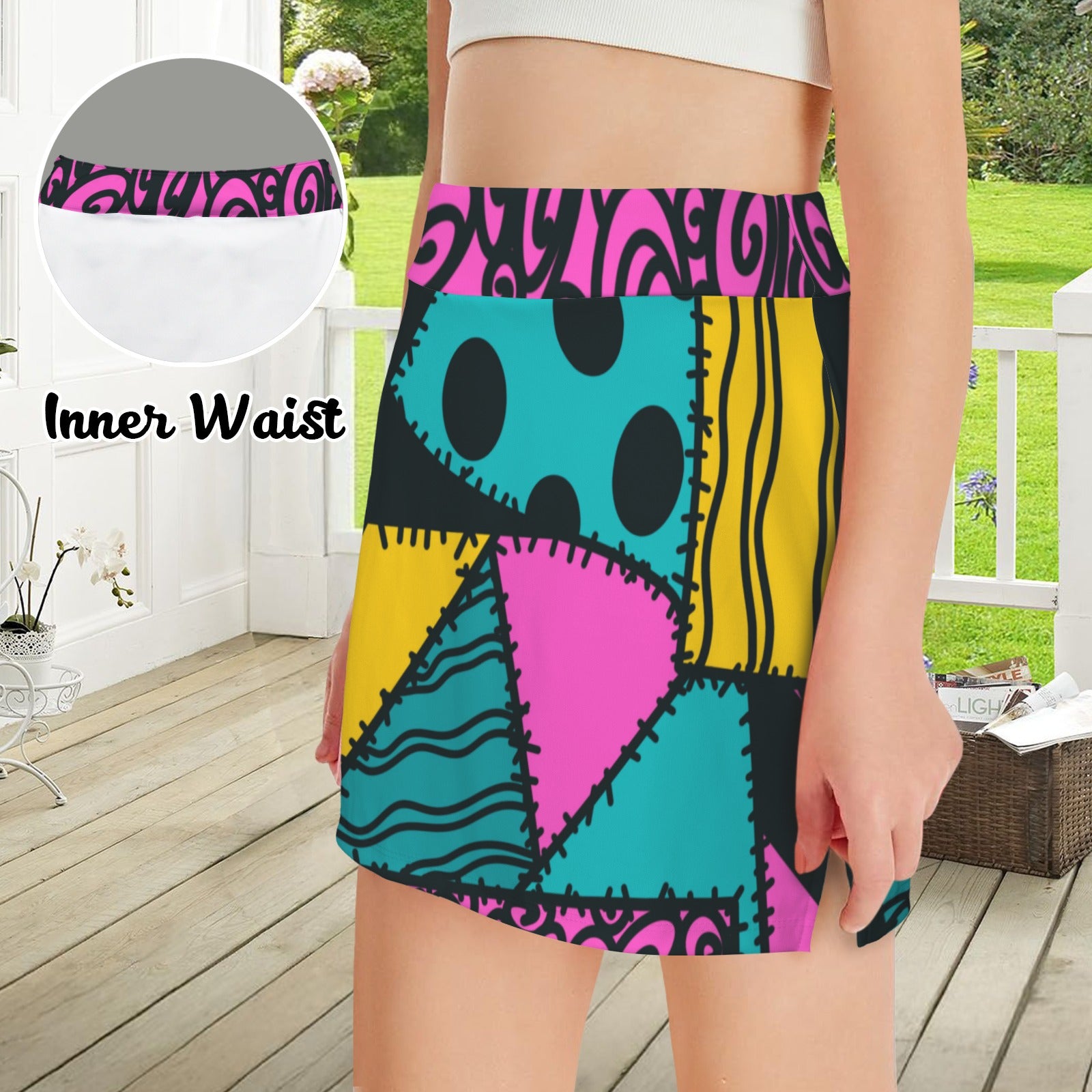 sally. girls athletic skirt