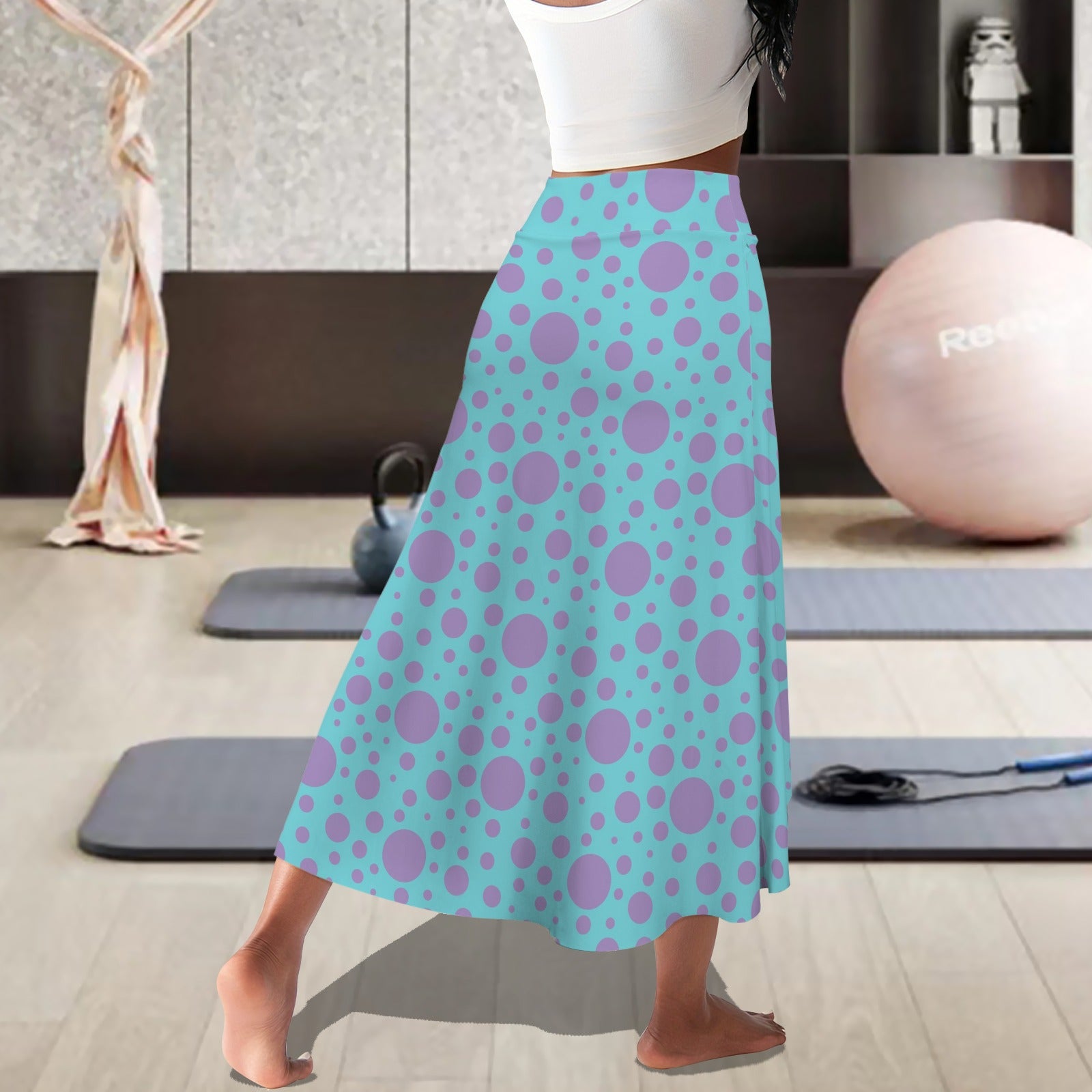sullydots. midi skort