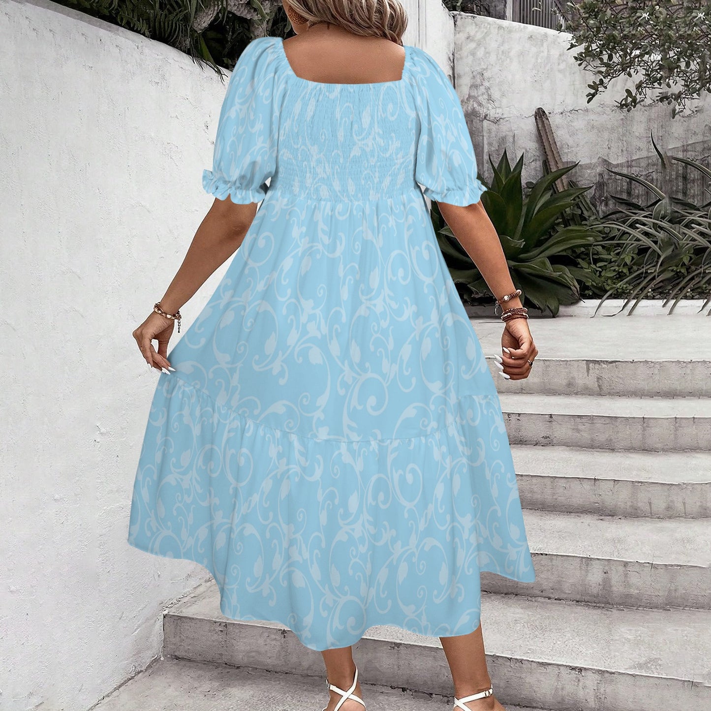 cindyswirl.. smock midi