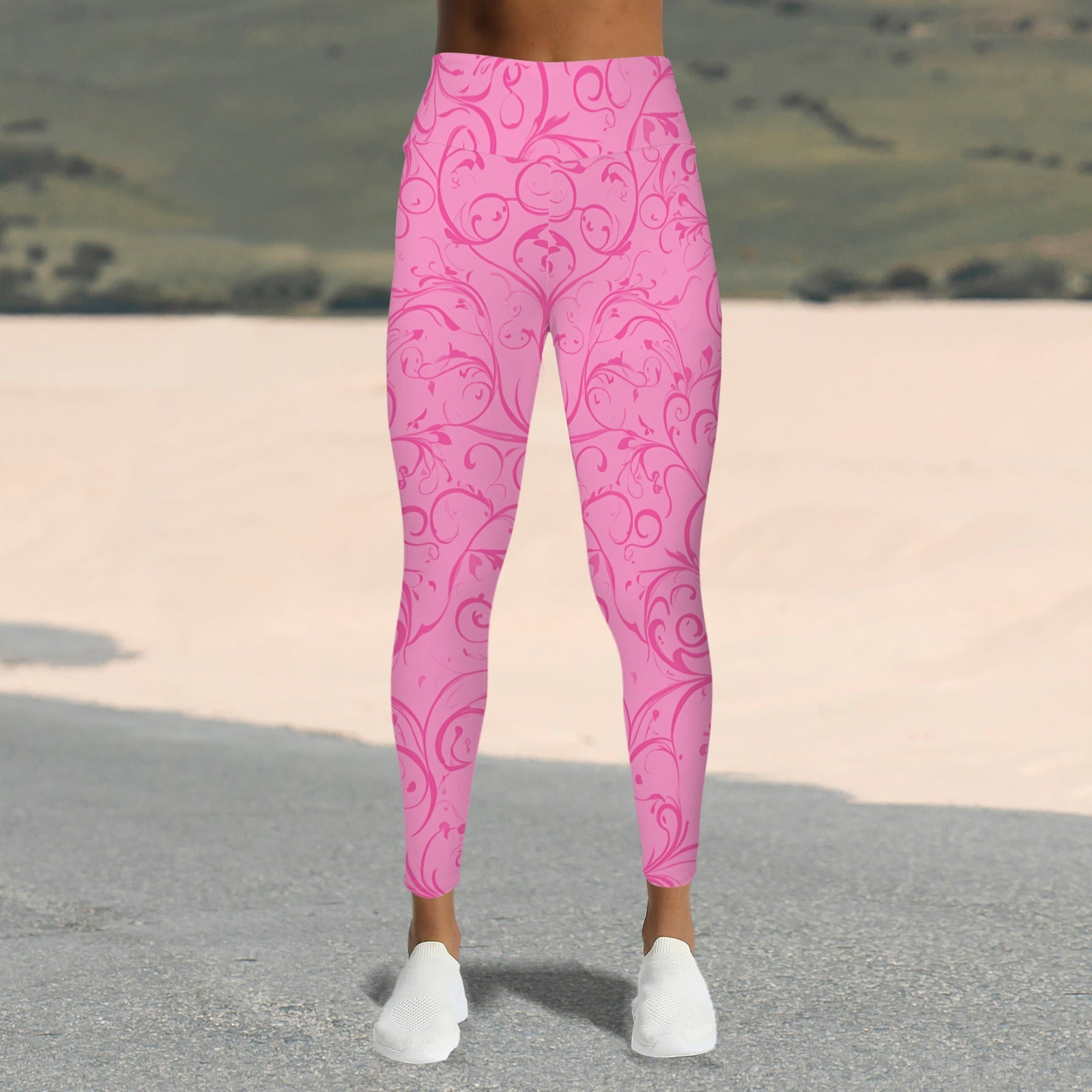 aurorapink. bow leggings