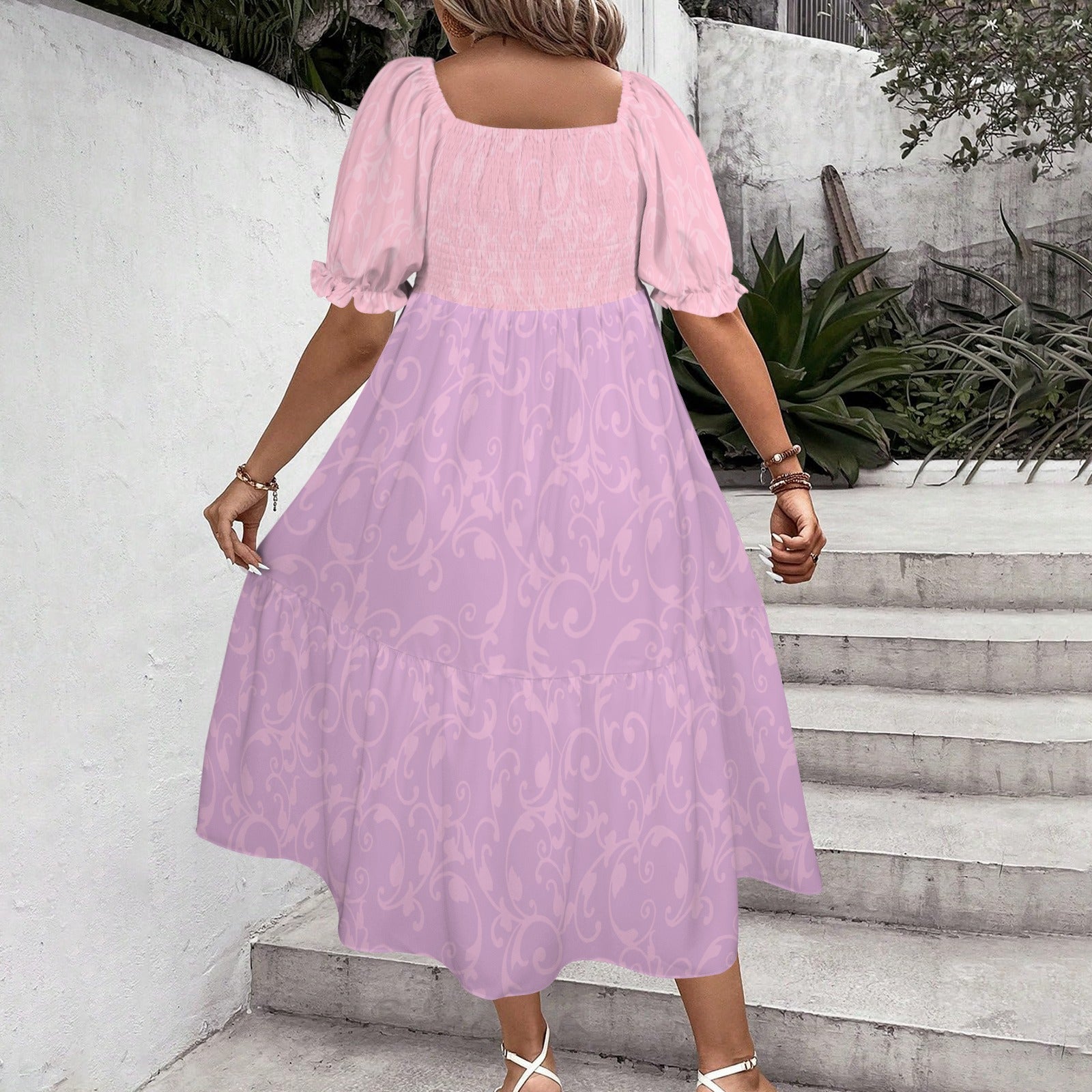 rappinkswirl smock midi