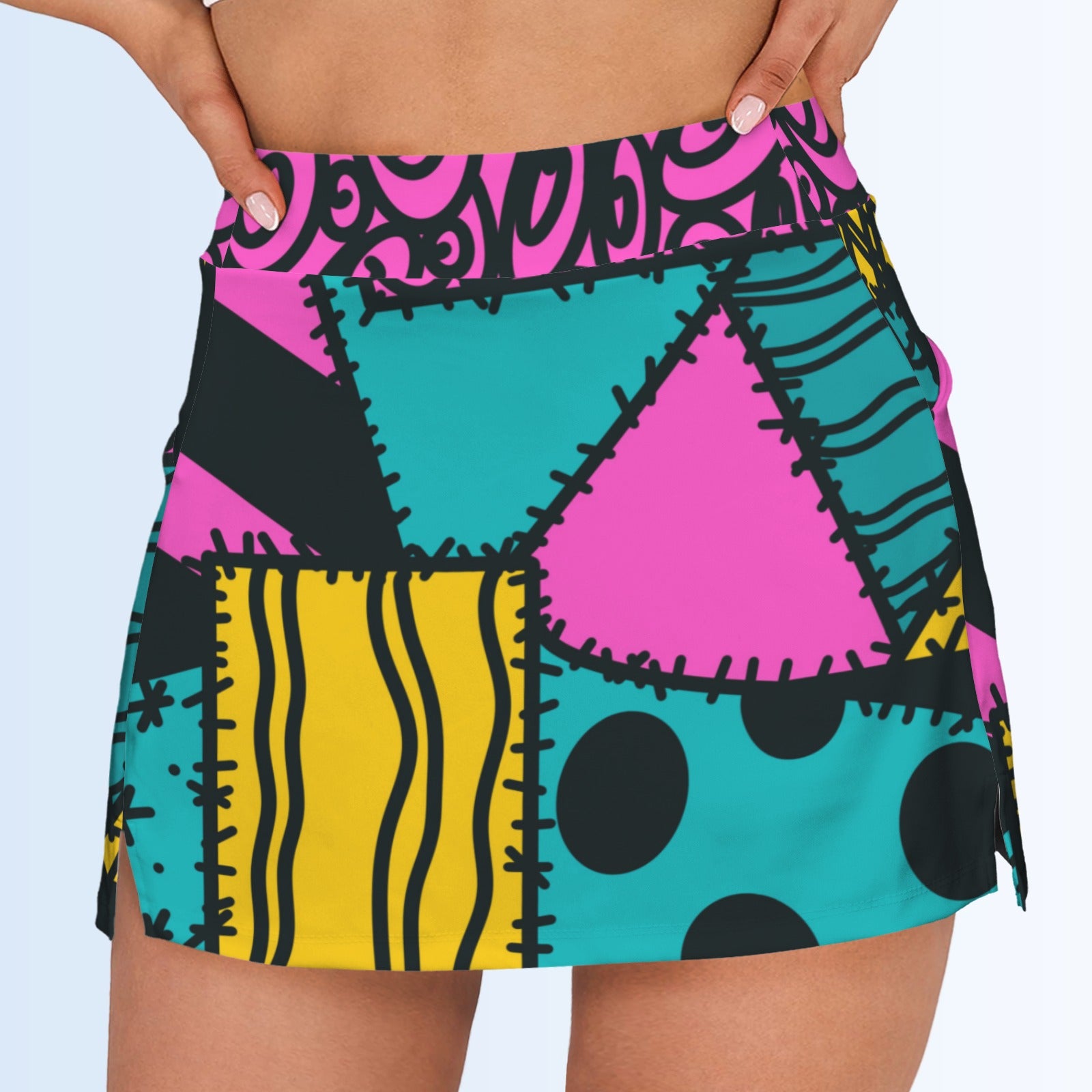 sally. straight sports skort